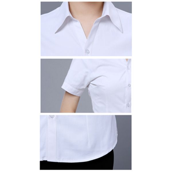 Formal Custom Business Shirts 55% Polyester 45% Cotton Sleeve Regular