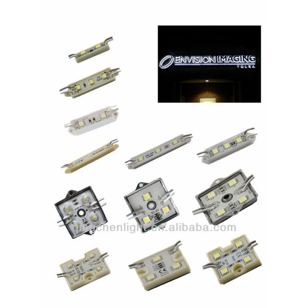 SMD 5050 Full Color DC12V Waterproof 4Chips Square Sign Module Led RGB Module