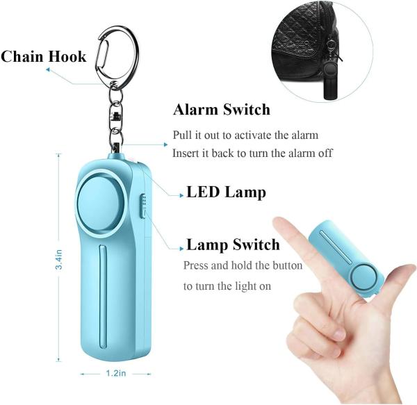 Alarma defensa personal Women Girls Kids Elderly Night Walker's portable emergency products