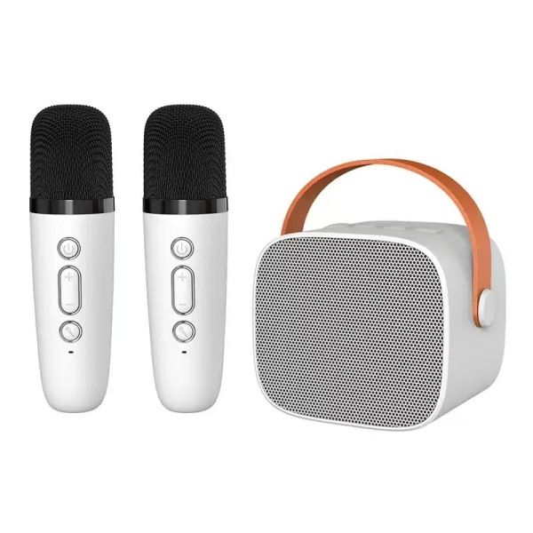 Audio Integrated Microphone Karaoke Wireless Speaker Lamp Portable Home Singing Family Outdoor Bluetooth Music Compact