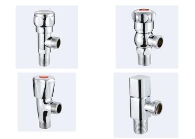Brass Washing Machine Angle Valve Chrome Plated Water Angle Valve Faucet  Easy Operate