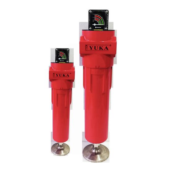 Professional Aluminum Compressed Air Filter Precision Grade 99.999% Particle Filtration Efficiency