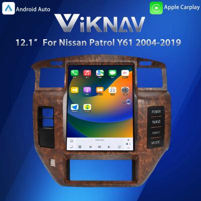 Послепродажный сенсорный экран Y61 Nissan Patrol Head Unit 2004-2019 GPS для автомобилей