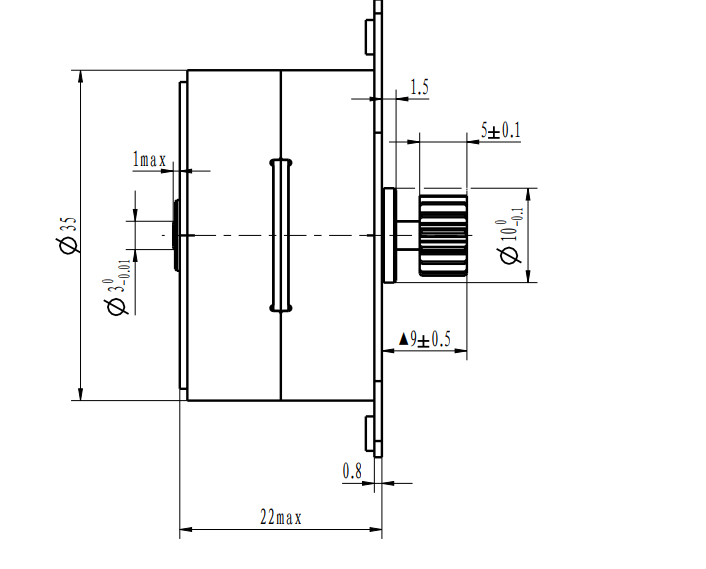 moteur pas à pas 15MM 20MM de 24V 400mA P.M. 35MM 42MM