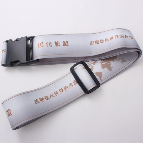Customised Colorful Luggage Straps , Suitcase Identity Straps With Quick - Release Buckle