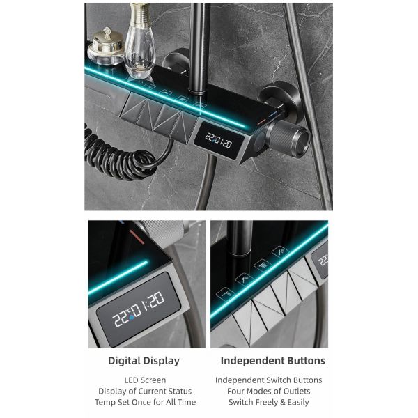 Constant Temperature Exposed Valve Showers