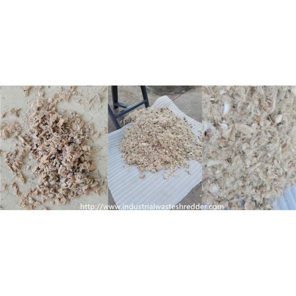 Шредер отбросов производства овчины Cowhide для животного меха