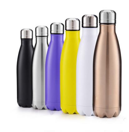 Virson Double Wall Vacuum Insulated Stainless Steel Cola sports Water Bottle