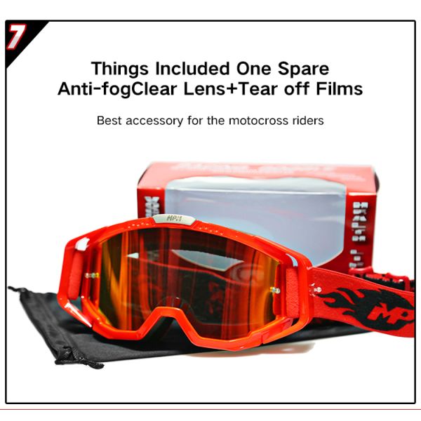 Customized Logo TPU PC Special Racing Custom Motocross Goggles with Special Design
