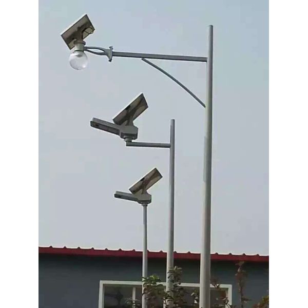 IP 68 Waterproof Outdoor Solar Powered Pole Lights 50000 Hours Lifespan