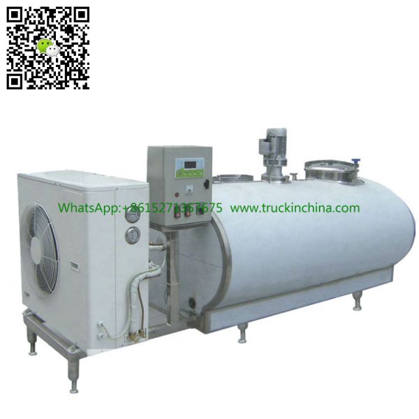 Stainless steel Milk Cooling Tank Body For Lorry Trucks 8CBM- 25CBM