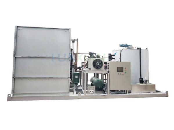 Industrial Flake Ice Machine 10 Ton Evaporative Fresh Water For Fishes