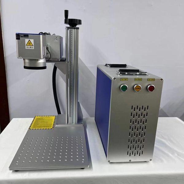 Jpt M7 Split Desk Mopa Fiber Laser Color Engraver For Stainless Steel Alumina Jewelry