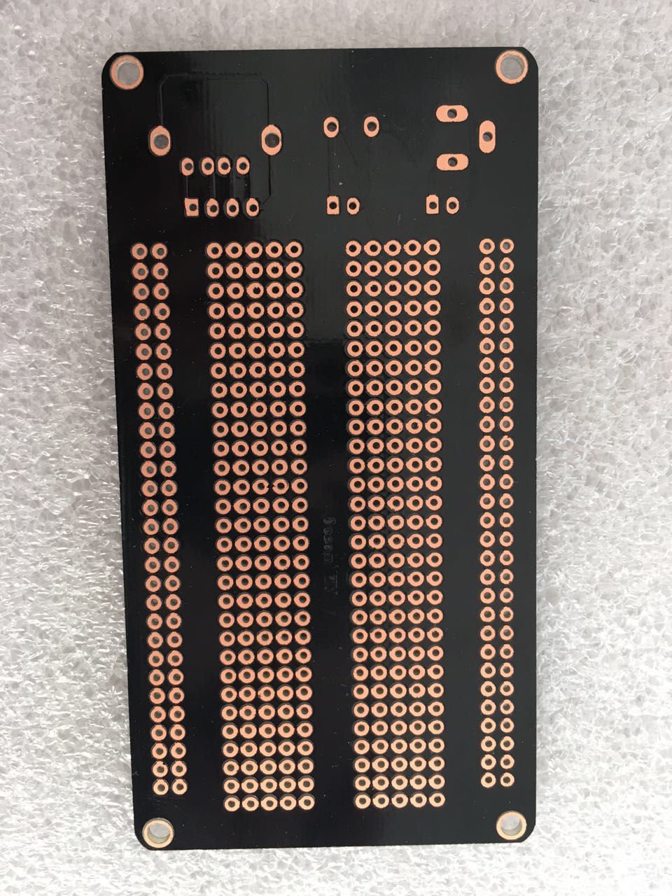 доска PCB прототипа черноты 1.5mm OPS всеобщая предохранение от короткого замыкания 105 * 55mm