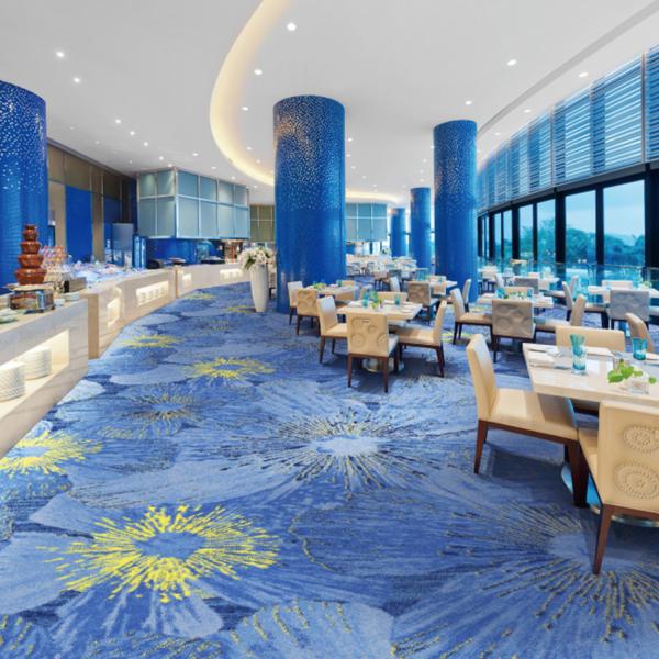 8mm Pile Printed Nylon Carpet Commercial For Living Room