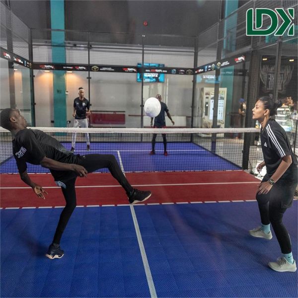 CE Soccer Field Cage Padel Court Sport Football Padbol Court With Tempered Glass