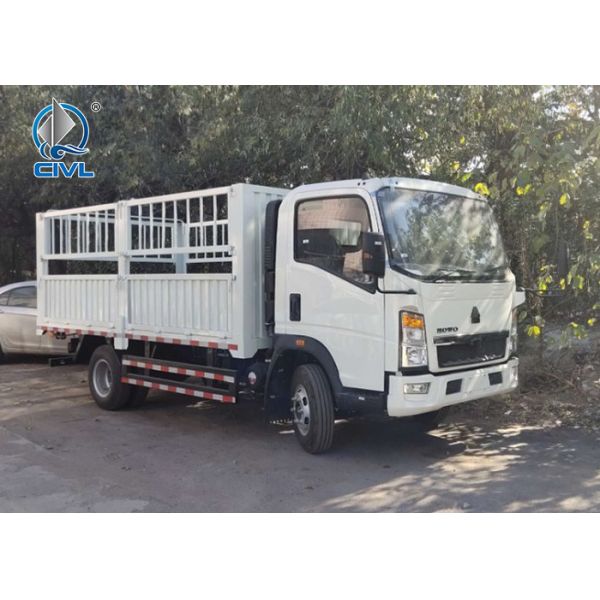 4x2 Light Cargo truck 3tons Mini Howo 4 x 2 Light Duty Commercial Trucks fence lorry truck