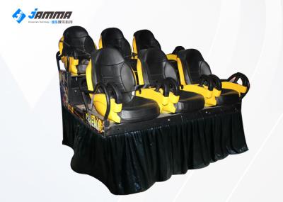 6 Seats Motion Chair 7D Cinema Machine With Special Effects 2 Projector