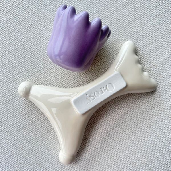 Facial Gua Sha Massage Board Ceramics for Adults Reduce Fat and Static Free Portable Full