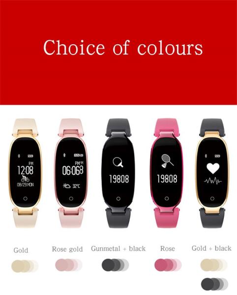 New Arrival S3 Smart Bracelet With Heart Rate Sleep Monitoring Blood Pressure Fashion Sport Bracelet Waterproof Wristban