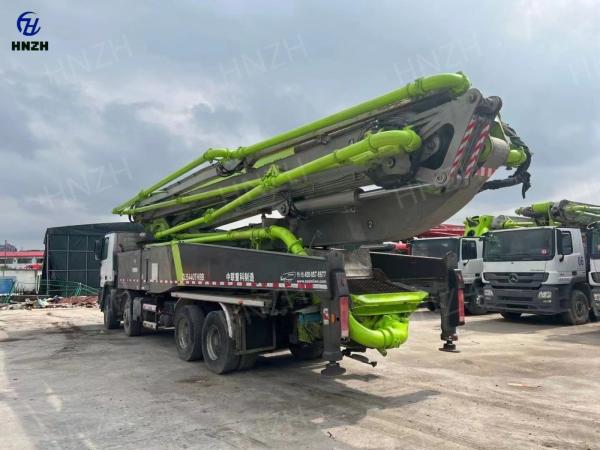2017 Zoomlion Concrete Pump Truck Used 56m 4 Axle ZLJ5440THBK 56X-6RZ construction machinery Ready Mix Cement Boom Pump for Sale in Turkey