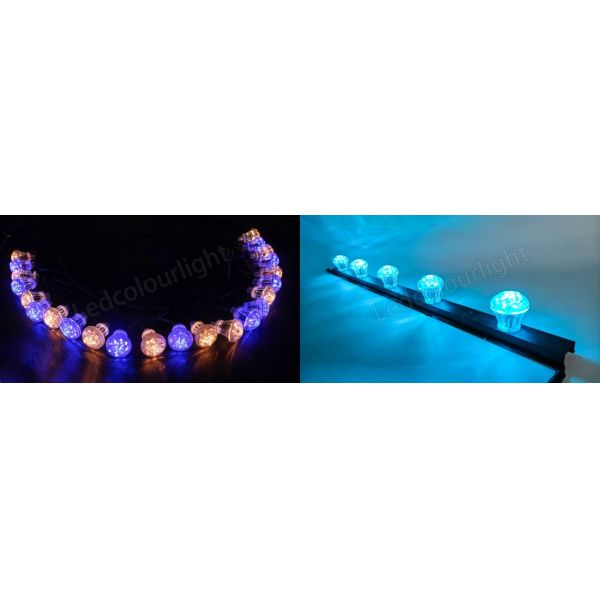 Waterproof Theme Park 60mm DMX RGB amusement Pixel bulb light for Restaurant Decoration