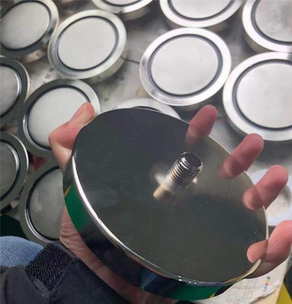 Strong Pulling Force Pot Round Magnet With External Screw Neodymium Rare Earth Magnets
