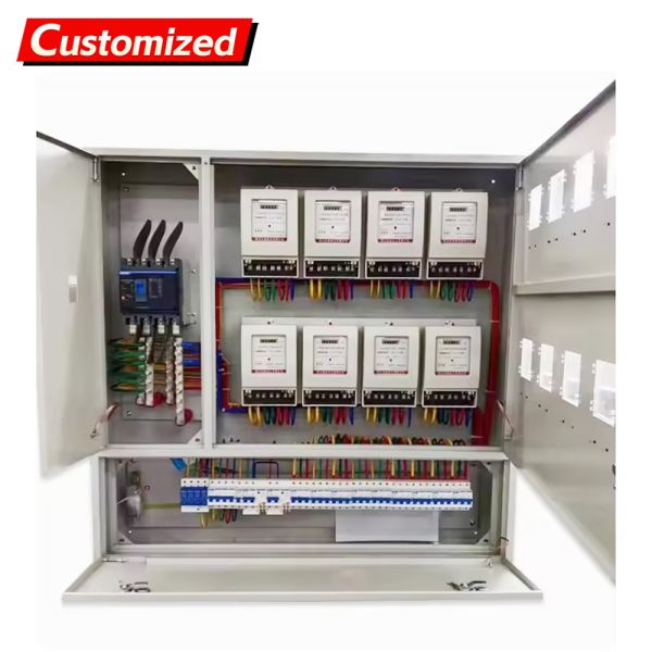 Custom IP65/IP66-rated Power Distribution Panel and Electrical Enclosure with 220V/380V Nominal Voltage