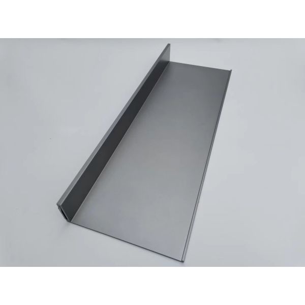 Black LED Light L Shape Aluminum Shelf Display Shelf with and Customers' Requirements