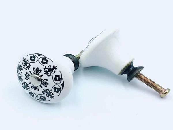 Cabinet Porcelain Handles And Knobs Zinc Dresser Handles Pattern Ceramic Furniture Handles