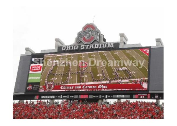 P16 Soccer Stadium LED Display DIP 546 MBI5024 , Live Broadcast Sport LED Display Boards