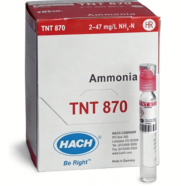 HACH Alkalinity (Total) TNTplus Vial Test (25-400 mg/L CaCO₃), 25 Tests  TNT 870