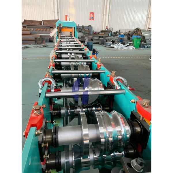 Hydraulic Pressure Downspout Roll Forming Machine with PLC Control and 16 Stations for Rainwater Pipe Production