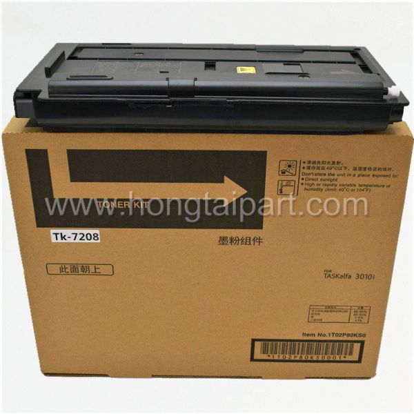 Reemplazo de Kyocera Taskalfa 3010I 3510I del cartucho de tinta TK-7208