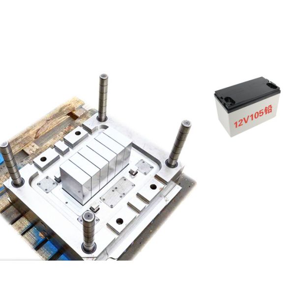 12V Industrial Plastic Battery Mould For Lead Acid UPS Battery Box / Case Mold