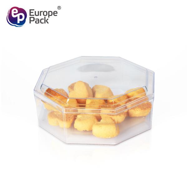 PS Plastic Cookie Box Clear Candy Chocolate Case Sweet Plastic Packaging Biscuit Container