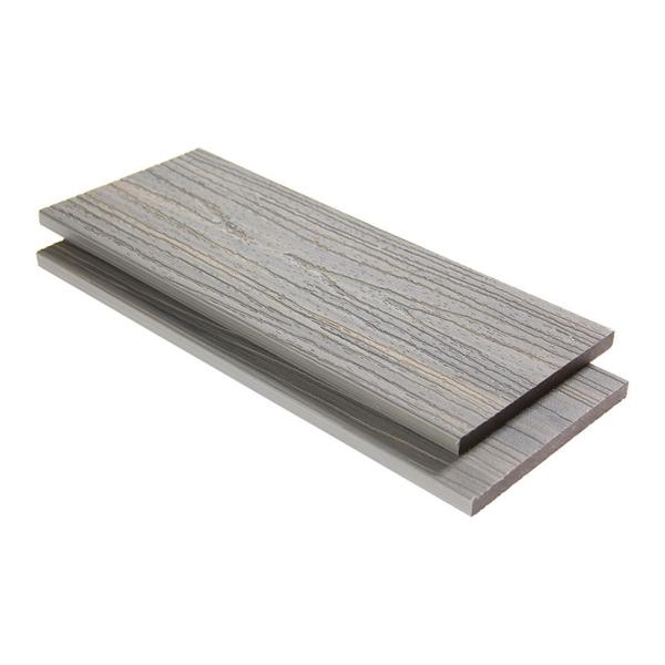 Wood Fiber Stone Grey Decking Trim Board ECO Friendly Antisepsis