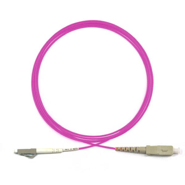 LSZH / PVC St To Lc Single Mode Fiber Patch Cable IEC ROHS SGS Standard