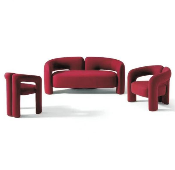 Fabric Living Room Balcony Double Lounger Reclining Sleeping Leisure Adult Noon Break Lazy Person Sofa