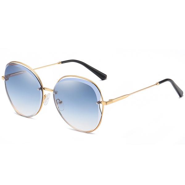 Luxury 146MM Cat Eye Square Sunglasses Authentic Italy BSCI Ladies Designer Sunglasses