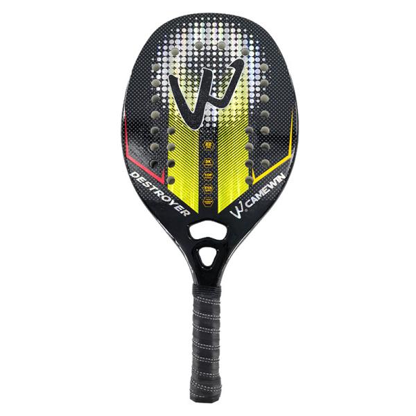 3K Carbon Fiber Rough Face Beach Tennis Racket Professional Padel Tennis Racquet