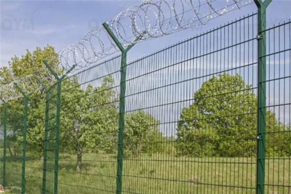Q195 Or Q235 Prison Barbed Wire Fence Anti Climb Security Fence