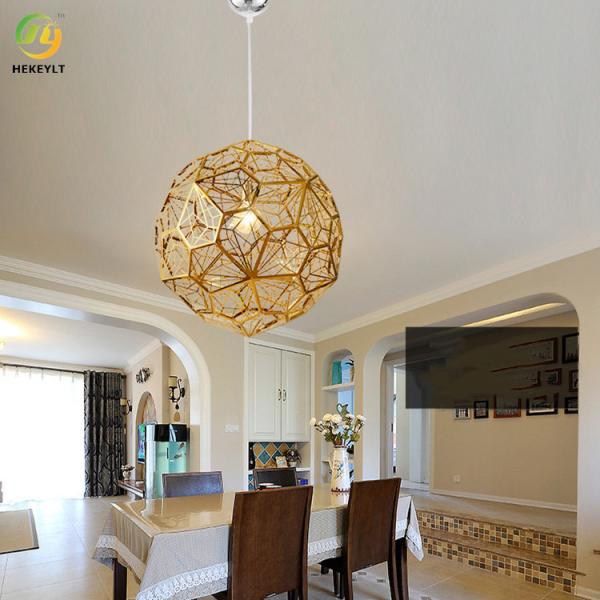 Gold Stainless Steel Nordic Pendant Light E26 For Showroom Bedroom