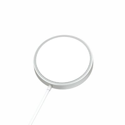 7.5w 9v 2.22a Positioning Automatic Adsorption White QI Magnetic Wireless Charger