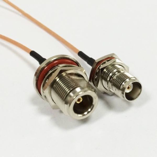 N Connector RF Coaxial Connector with 50Ω Impedance 0-3GHz Frequency and Brass Body Material for High Performance Applications