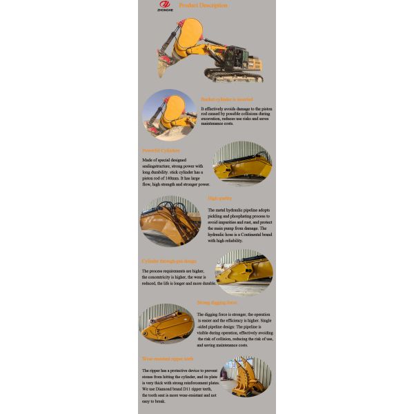 Excavator Rock Breaker Boom – High-Performance & Long-Lasting