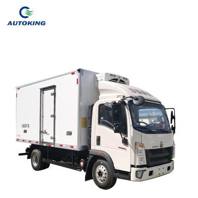 Eggs Fruits Vaccines Refrigerated Box Van 11T - 20T Box Truck Refrigeration