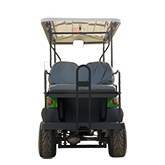 Lifted 4 Seats 2 Rears Electric Golf Buggy Lithium Battery Accessories Customizable