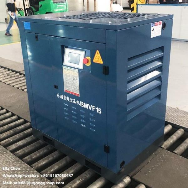 Permanent Magnet Frequency Conversion 20HP Rotary Screw Drive Air Compressor