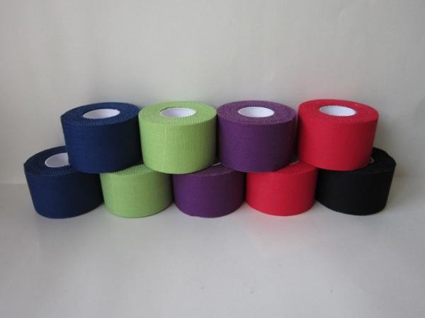 Custom porous adhesive sports tape Cotton strapping tape Coloured athletic tape